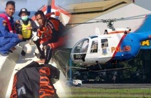 Helikopter P1103 Polri Dipastikan Jatuh, Satu Jenazah Ditemukan