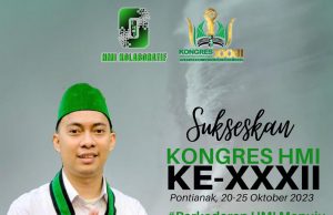 Keturunan Macoa Bawalipu ke XXI mencalonkan diri sebagai Calon Ketua Umum PB HMI di Kongres HMI Ke-32 di Pontianak