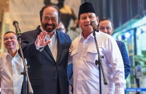 Surya Paloh Bertemu Prabowo Subianto, Anies Enggan Berikan Komentar Secara Detail