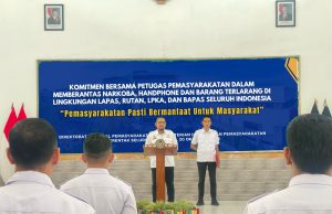 Perkuat Komitmen Petugas Dalam Pemberantasan Narkoba Pungli dan Peredaran Gelap HP di Lapas Probolinggo