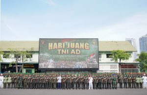 Danrem 084/Bhaskara Jaya Hadiri Peringatan Hari Juang TNI AD di Kodam V/Brawijaya