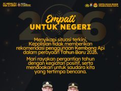 Tak Ada Pesta Kembang Api Saat Malam Tahun Baru, Ini Kata Polisi