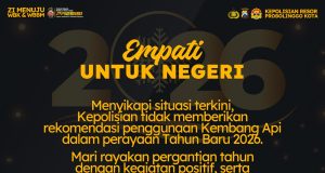 Tak Ada Pesta Kembang Api Saat Malam Tahun Baru, Ini Kata Polisi